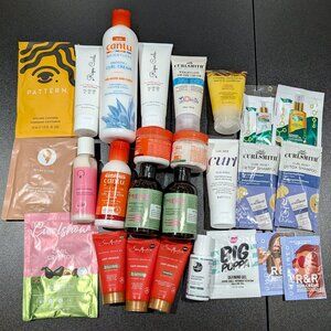 Collection of New & Unused Curly Hair Product Samples